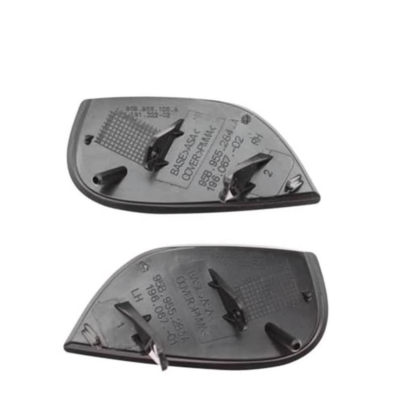 XEBRAD for Porsche, for MACAN, 95B 2015 2016 2017 2018 Frontstoßstange Scheinwerferwaschanlage Sprühdüse Jet Abdeckkappe 95B955283A 95B955284A Abdeckung für Scheinwerferwaschdüsen(Black Cap) von XEBRAD
