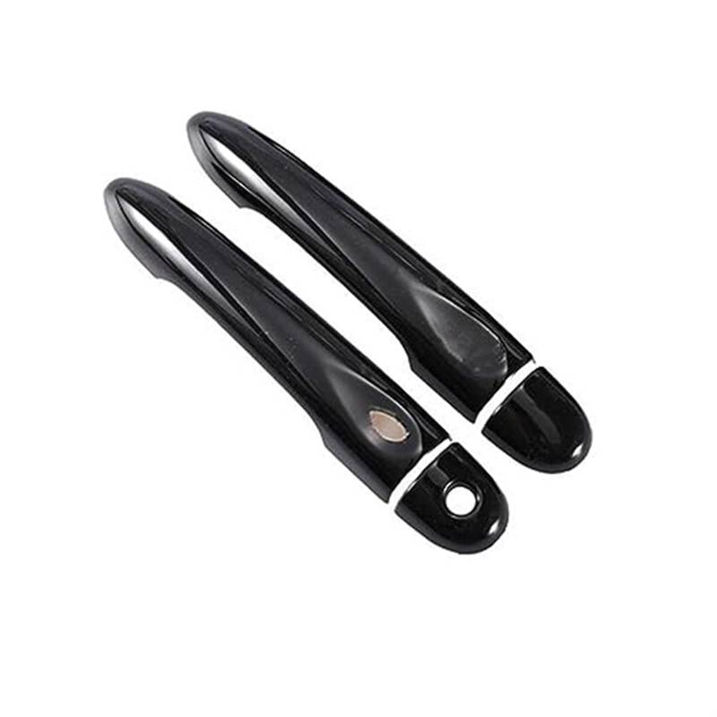 XEBRAD for Renault, Fluence 2009-2017, glänzend schwarz, Autotürgriffabdeckung, Zierleiste, Styling-Zubehör 2010 2011 2012 2013 2014 2015 2016 Autotürgriffabdeckung(Black 2dr 1 Key 1 Button) von XEBRAD