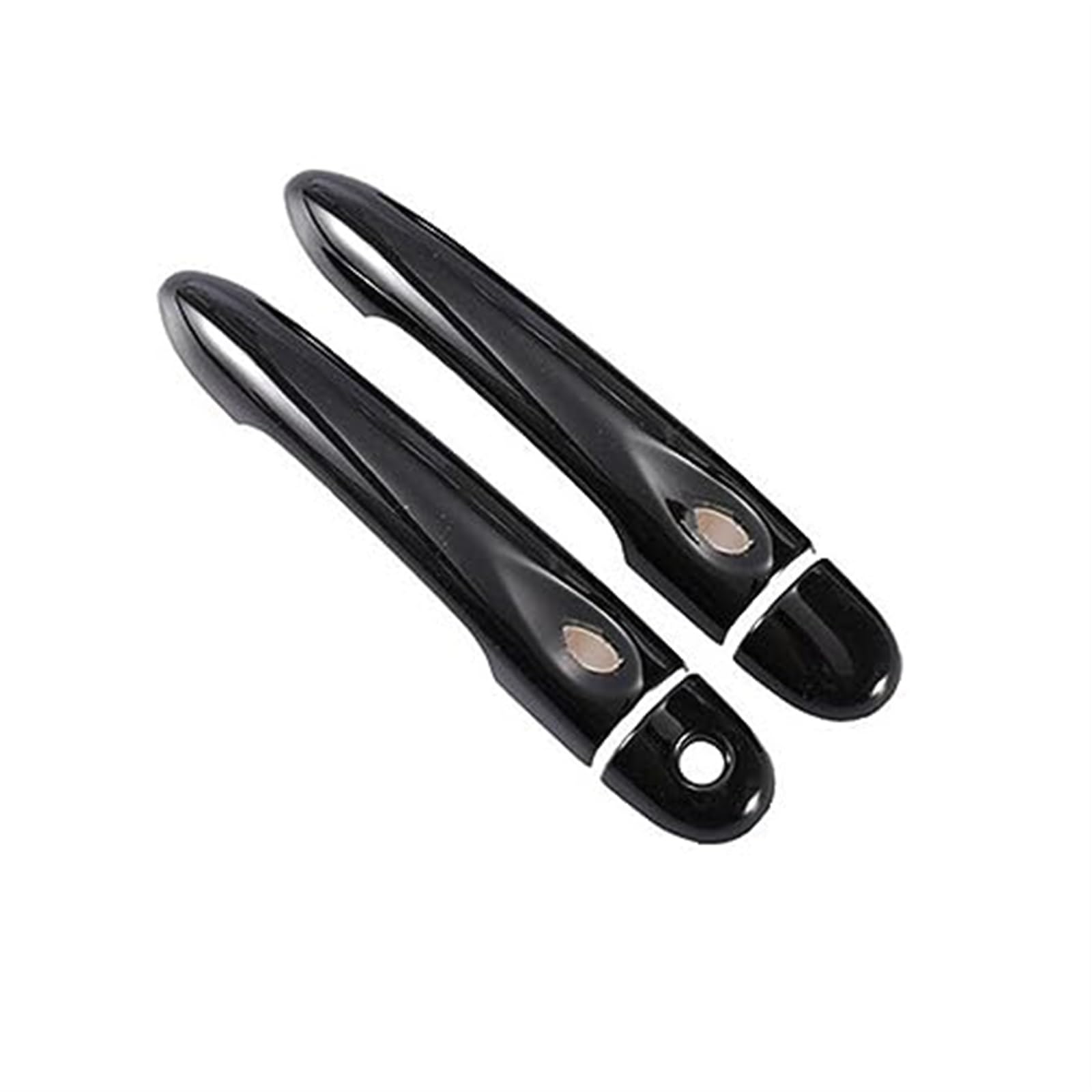 XEBRAD for Renault, Fluence 2009-2017, glänzend schwarz, Autotürgriffabdeckung, Zierleiste, Styling-Zubehör 2010 2011 2012 2013 2014 2015 2016 Autotürgriffabdeckung(Black 2dr 1 Key 2 Buttons) von XEBRAD