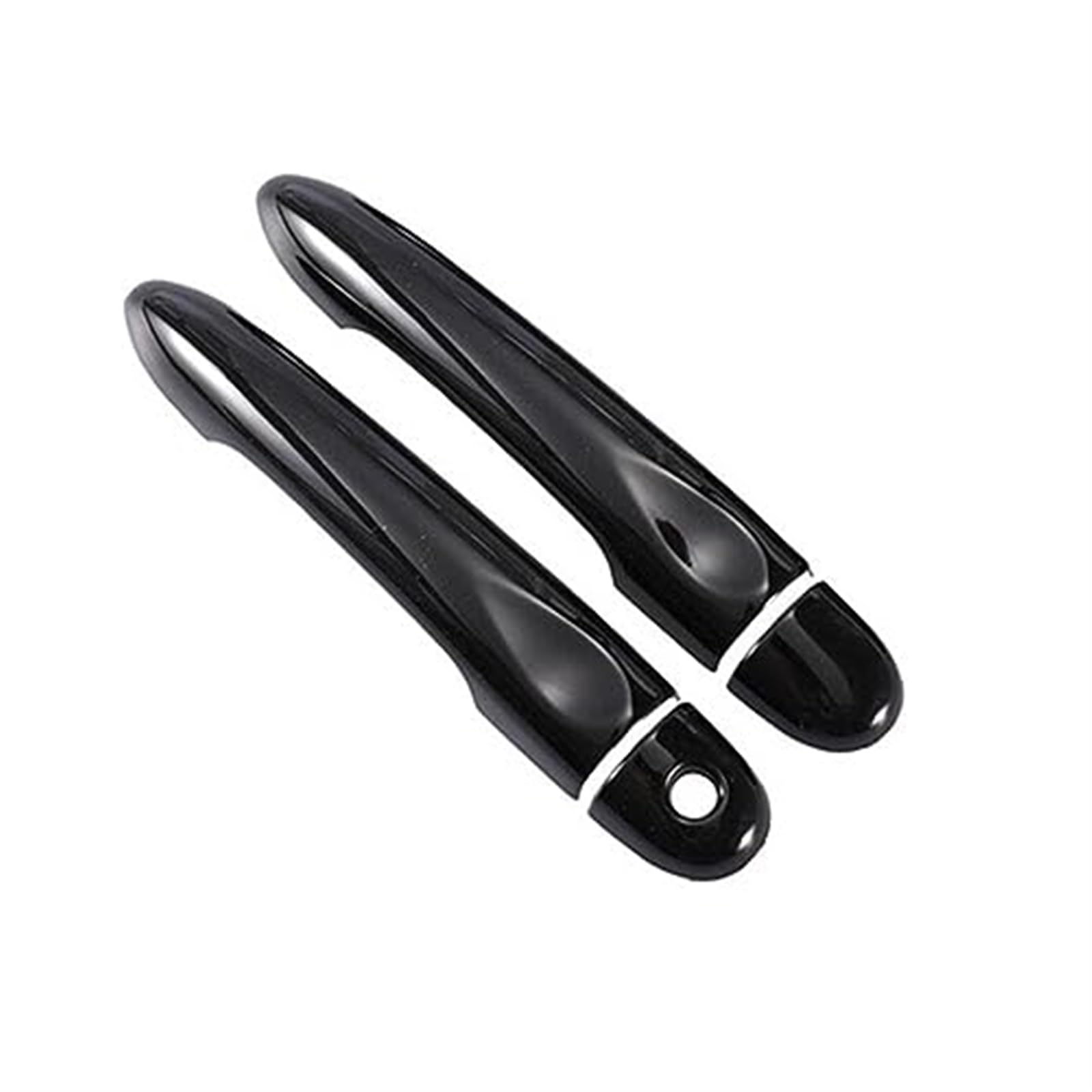 XEBRAD for Renault, Fluence 2009-2017, glänzend schwarz, Autotürgriffabdeckung, Zierleiste, Styling-Zubehör 2010 2011 2012 2013 2014 2015 2016 Autotürgriffabdeckung(Black 2dr 1 Key No Button) von XEBRAD