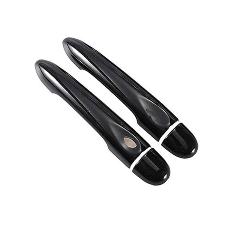 XEBRAD for Renault, Megane 3 MK3 III 2008 2009 2010 2011 2012 2013 2014 2016, glänzend schwarz, Autotürgriffabdeckung, Zierleiste, Styling-Zubehör Autotürgriffabdeckung(Black 2dr No Key 1 Button) von XEBRAD