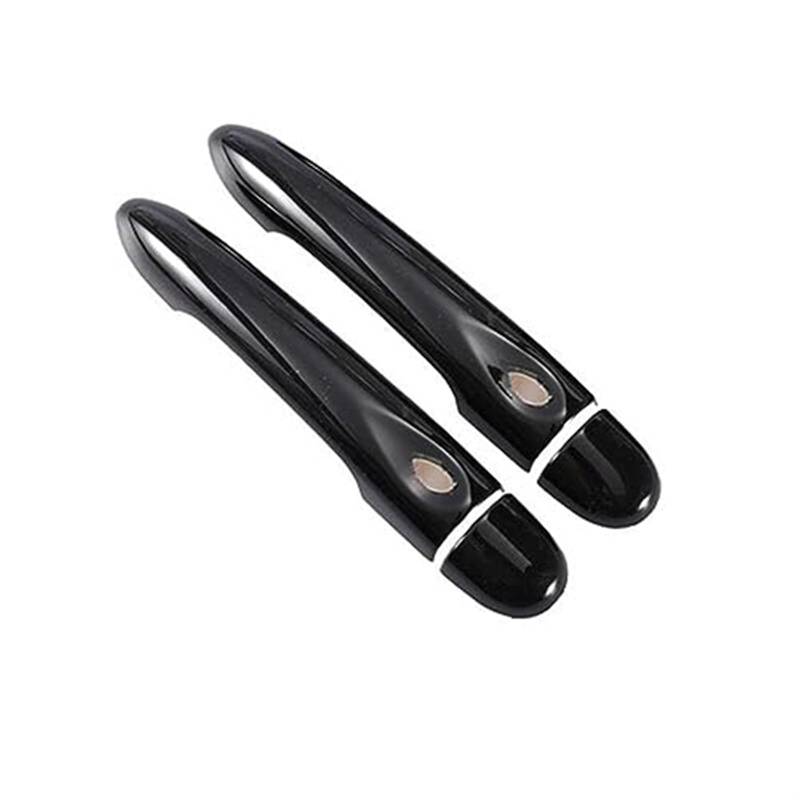 XEBRAD for Renault, Megane 3 MK3 III 2008 2009 2010 2011 2012 2013 2014 2016, glänzend schwarz, Autotürgriffabdeckung, Zierleiste, Styling-Zubehör Autotürgriffabdeckung(Black 2dr No Key 2 Buttons) von XEBRAD