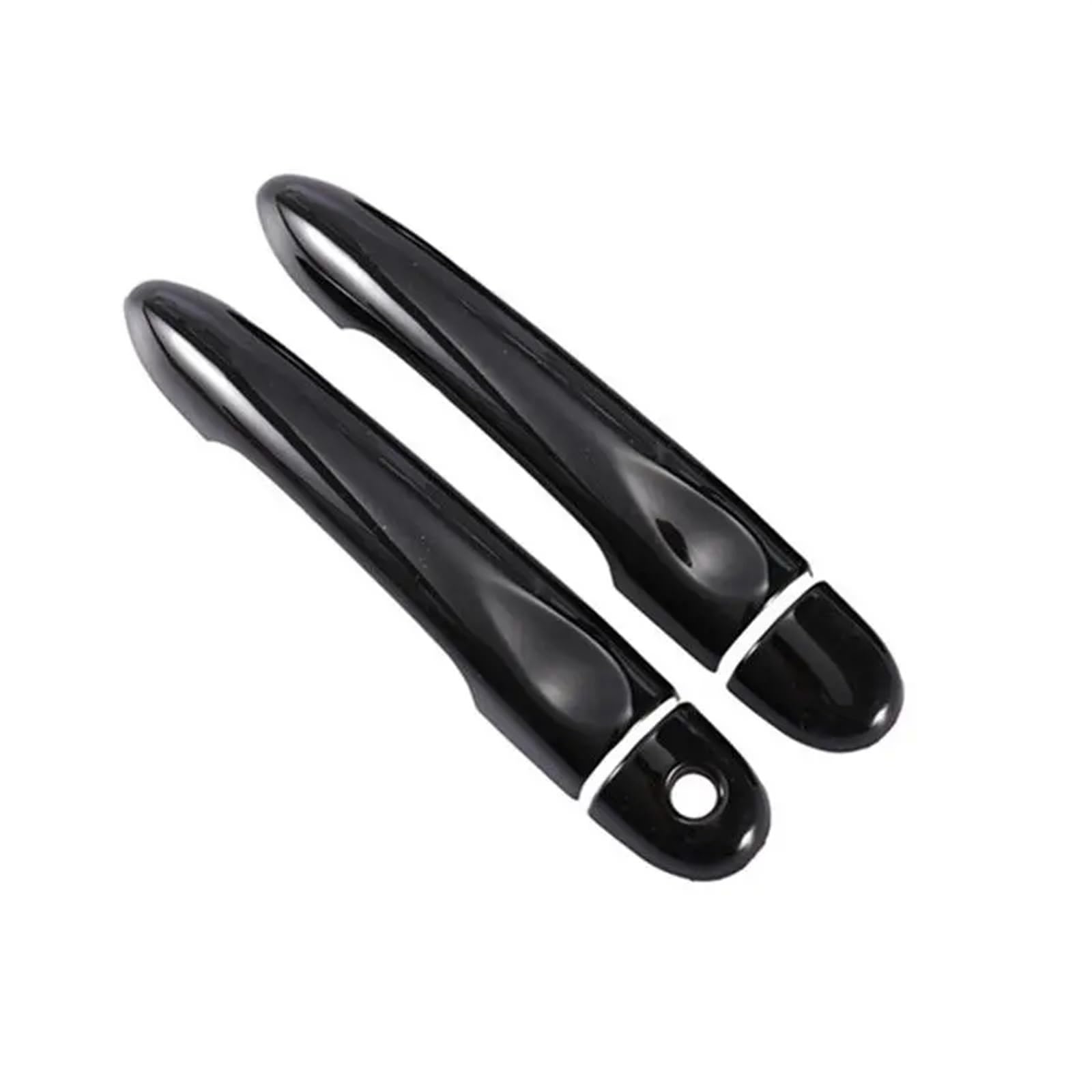 XEBRAD for Renault, ZOE ZE 2012 2013 2014 2015 2016 2017 Glänzend Schwarz Autotürgriffabdeckung Zierleiste Styling-Zubehör Türgriffabdeckung aus Carbonfaser(2Dr 1 Key no Button) von XEBRAD