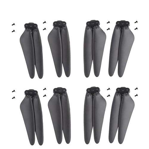 XEBRAD for SG906/X193/X7 PRO Luft Vier-achsen Flugzeug Zubehör Fernbedienung Drone CW CCW Schaufel Bürstenlose Drohnenpropeller(8PCS) von XEBRAD