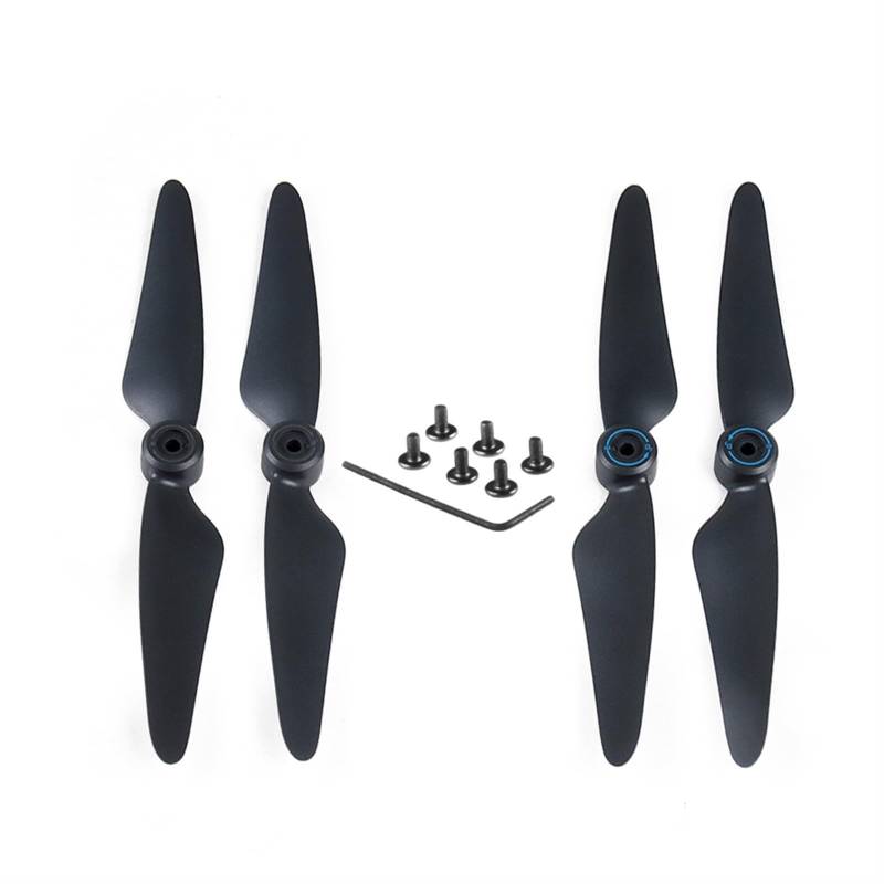 XEBRAD for Sjrc F7 Antenne Vier-As Flugzeug Zubehör Afstandsbediening Drone Cw CCW Schop Verhoogd Statief Propeller Kamera Bürstenlose Drohnenpropeller(Screw Blade) von XEBRAD