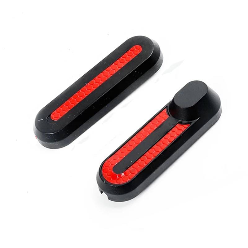 XEBRAD for Xiaomi, Elektroroller M365 4X Radabdeckung Radkappe Schutzschalen Reflektierende Aufkleber Zubehör ersetzen Reflektorschale für Elektroroller(2piece) von XEBRAD