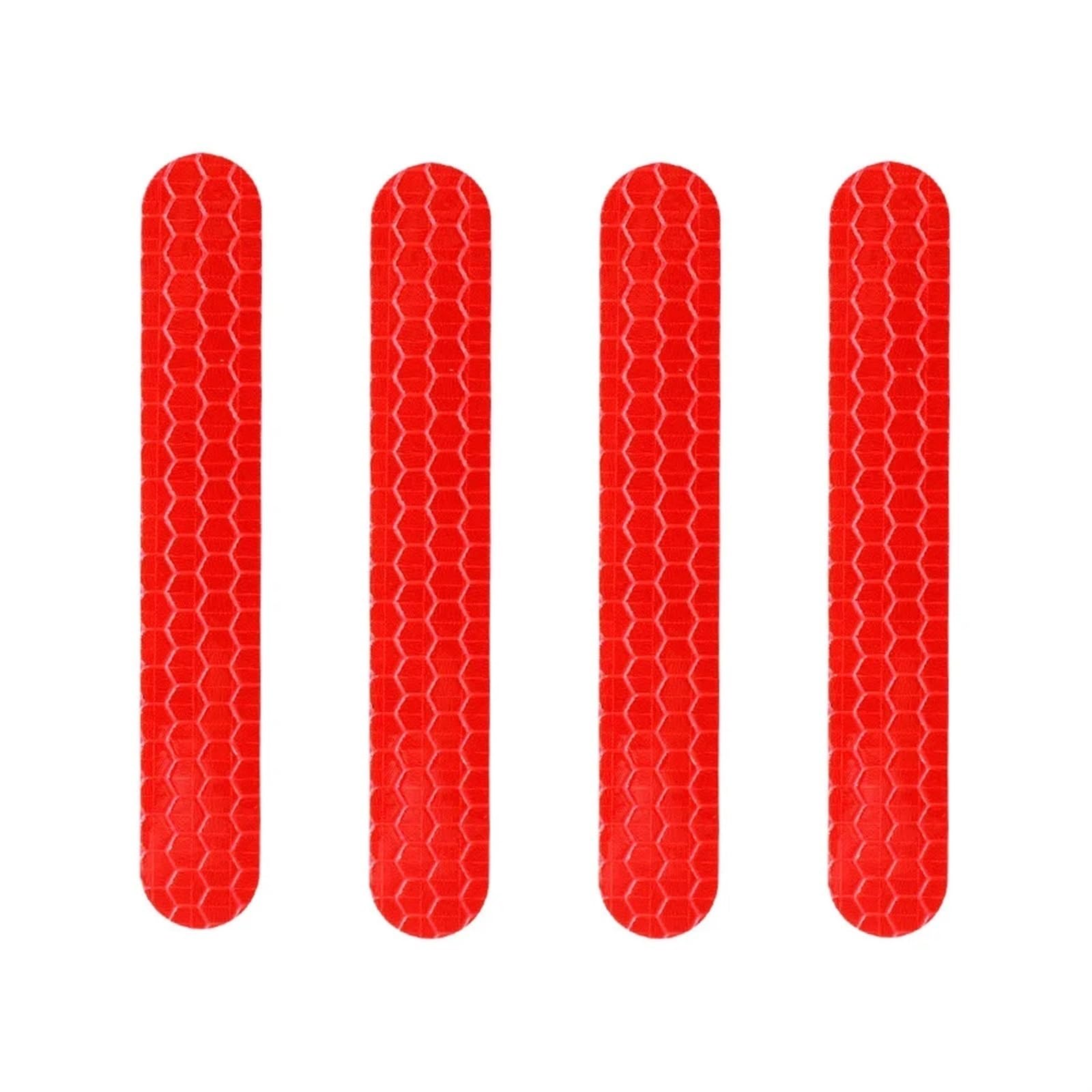 XEBRAD wasserdichte Abdeckung for Vorder- und Hinterrad, effektiver Aufkleber, for Ninebot MaxG30 Elektroroller, Warnung, staubdichte, reflektierende Aufkleber Reflektorstreifen(Max g30 Red) von XEBRAD