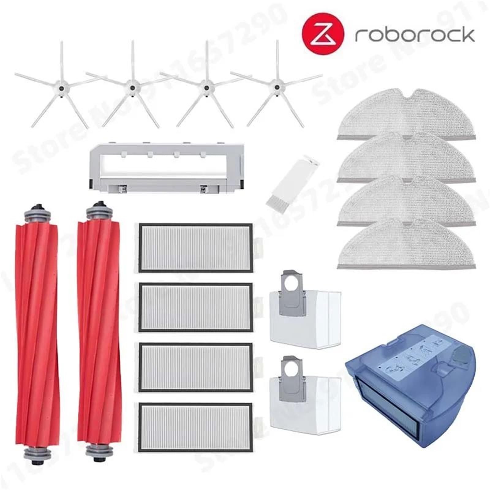XEDLAMP, for Roborock, Q7 Max+ Q7 Plus Q7 Max Plus T8 Hauptseitenbürste Hepa-Filter Mopphalterung Wasser, for Tank, Staubbox Staubsaugerzubehör Staubsauger-Staubsammler(White Suit 2) von XEDLAMP