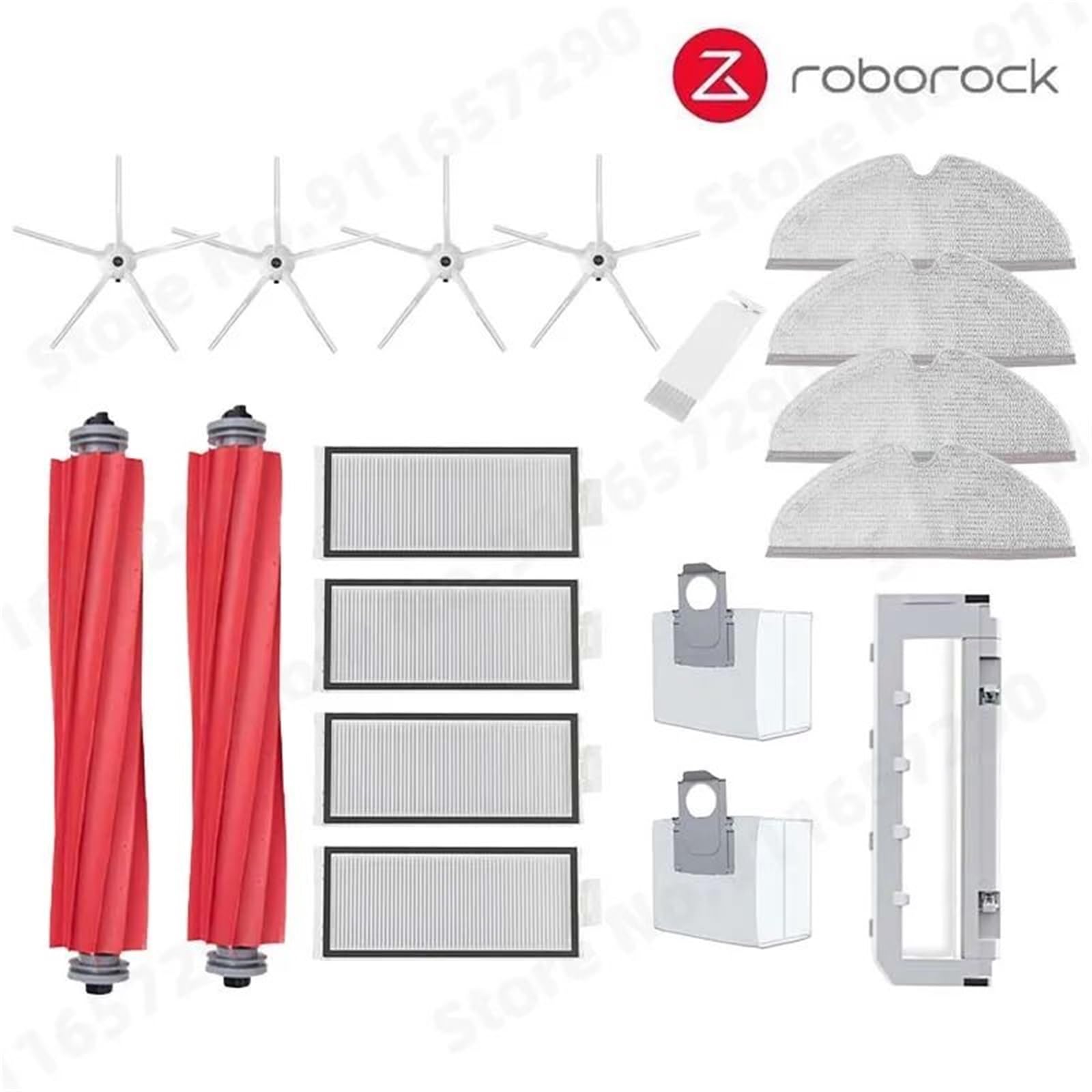 XEDLAMP, for Roborock, Q7 Max+ Q7 Plus Q7 Max Plus T8 Hauptseitenbürste Hepa-Filter Mopphalterung Wasser, for Tank, Staubbox Staubsaugerzubehör Staubsauger-Staubsammler(White Suit 3) von XEDLAMP