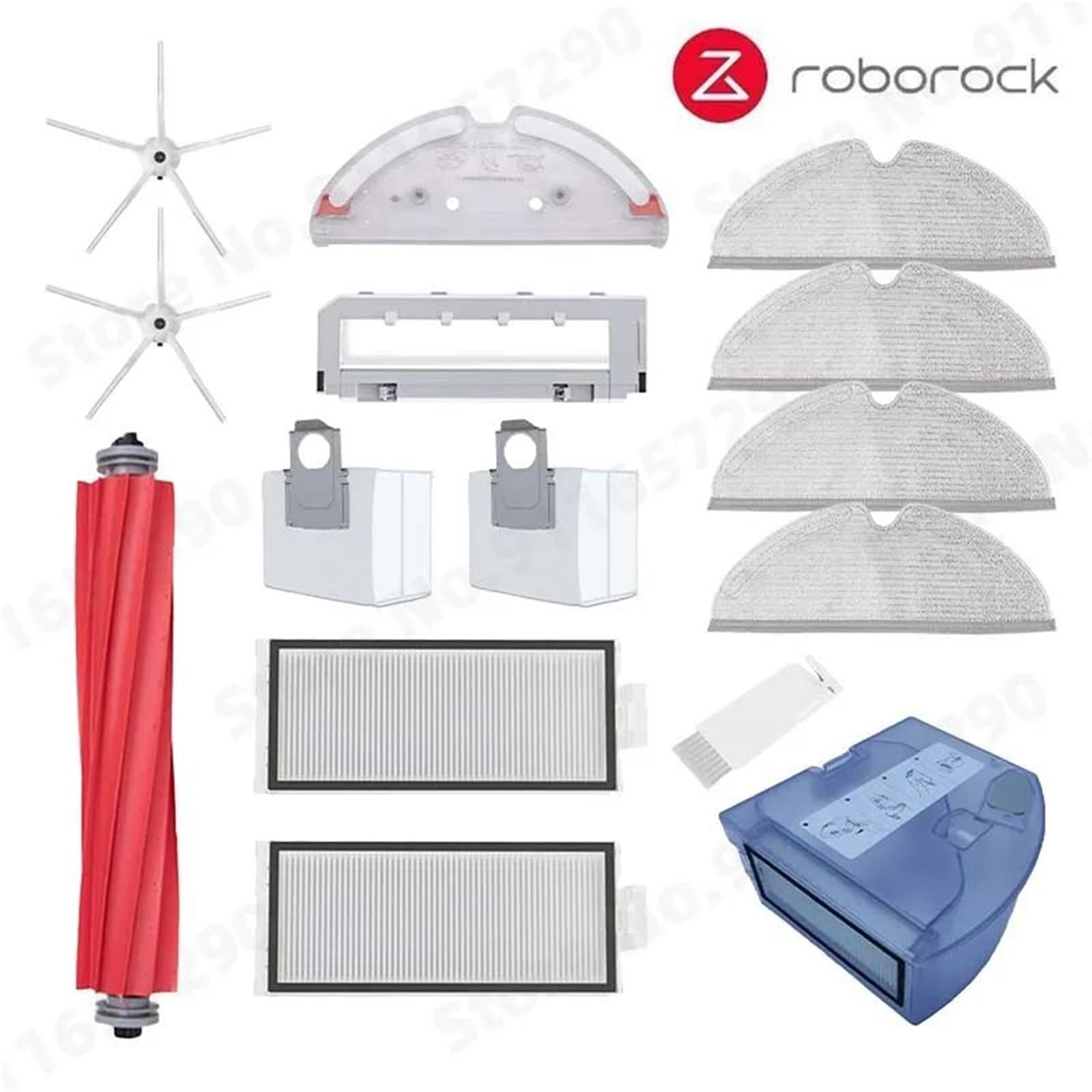 XEDLAMP, for Roborock, Q7 Max+ Q7 Plus Q7 Max Plus T8 Hauptseitenbürste Hepa-Filter Mopphalterung Wasser, for Tank, Staubbox Staubsaugerzubehör Staubsauger-Staubsammler(White Suit 5) von XEDLAMP