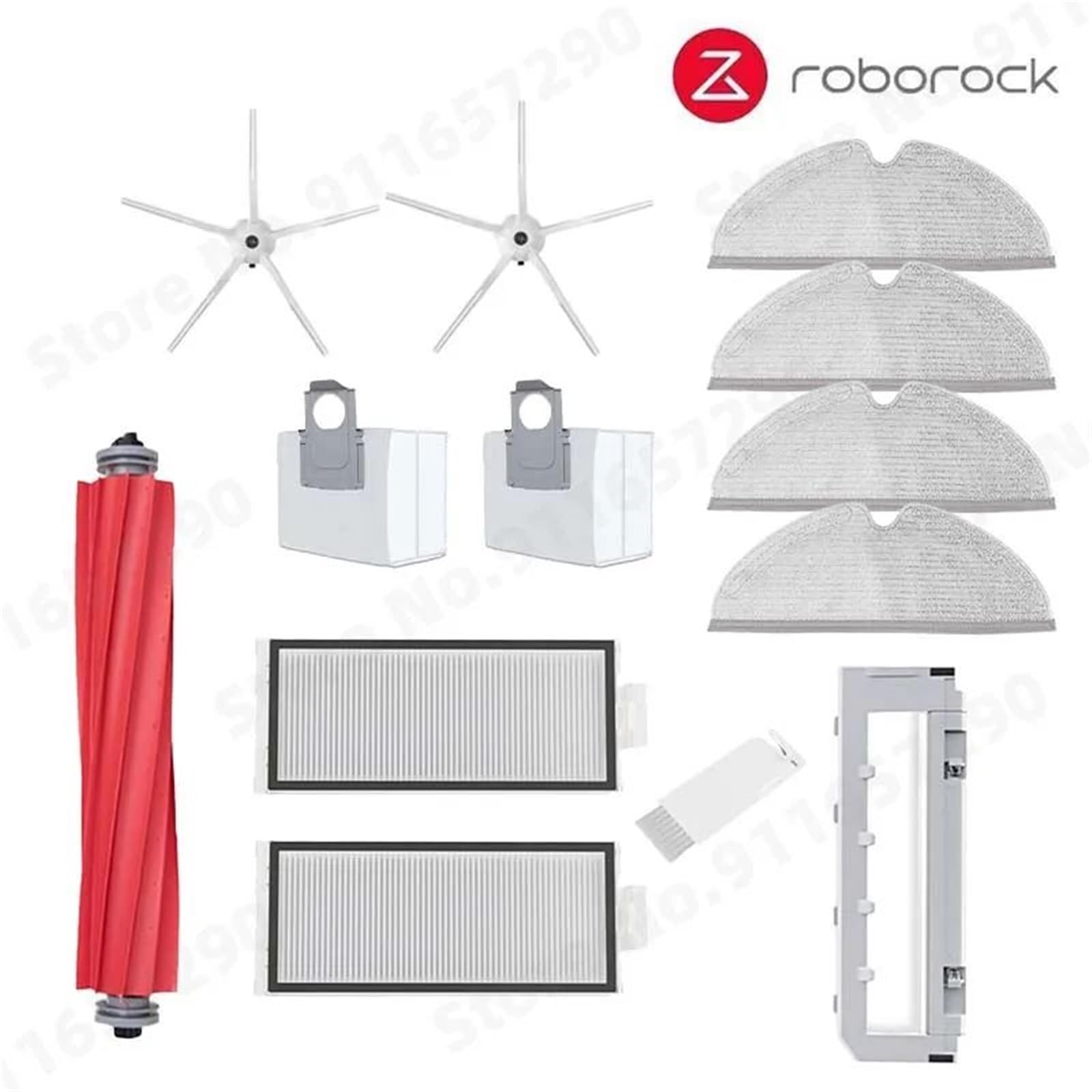 XEDLAMP, for Roborock, Q7 Max+ Q7 Plus Q7 Max Plus T8 Hauptseitenbürste Hepa-Filter Mopphalterung Wasser, for Tank, Staubbox Staubsaugerzubehör Staubsauger-Staubsammler(White Suit 7) von XEDLAMP