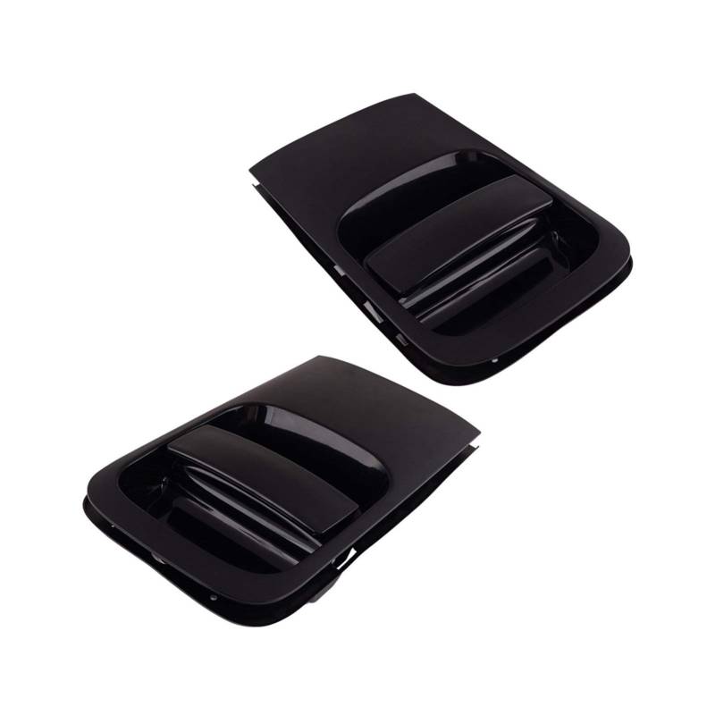 XEDLAMP 1 Paar Schwarze Schiebetür-Außengriffverschlüsse for Autos, for Hyundai, H1 I800 Grand Starex 2007, Zubehör Abdeckung für Außentürgriffe von XEDLAMP