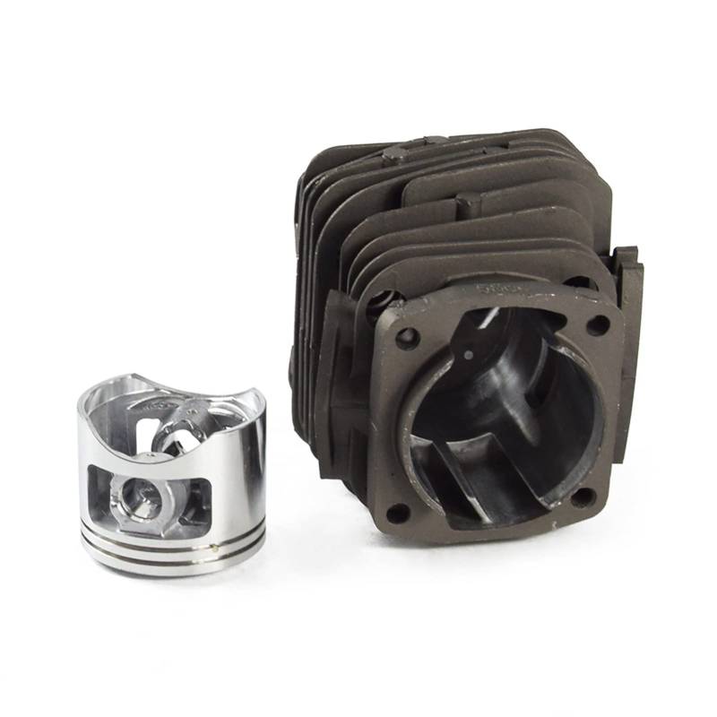 XEDLAMP 1 Set 58CC Zweikanal-Zylinder- und Kolbensatz, for Kettensägen-Freischneider-Zubehör, Gartenwerkzeug-Teile, Zylinder-Kolben-Satz Zylinderkolben für Gartengeräte von XEDLAMP