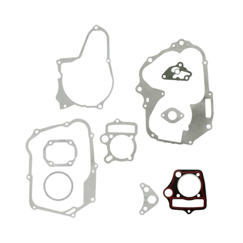 XEDLAMP 110CC 125CC Motorrad-Motorkopf-Zylinderdichtung Dirt Bike Zylinderkopf Kupplung Ansaugdichtungssatz, for Quad ATV Go Kart usw. von XEDLAMP
