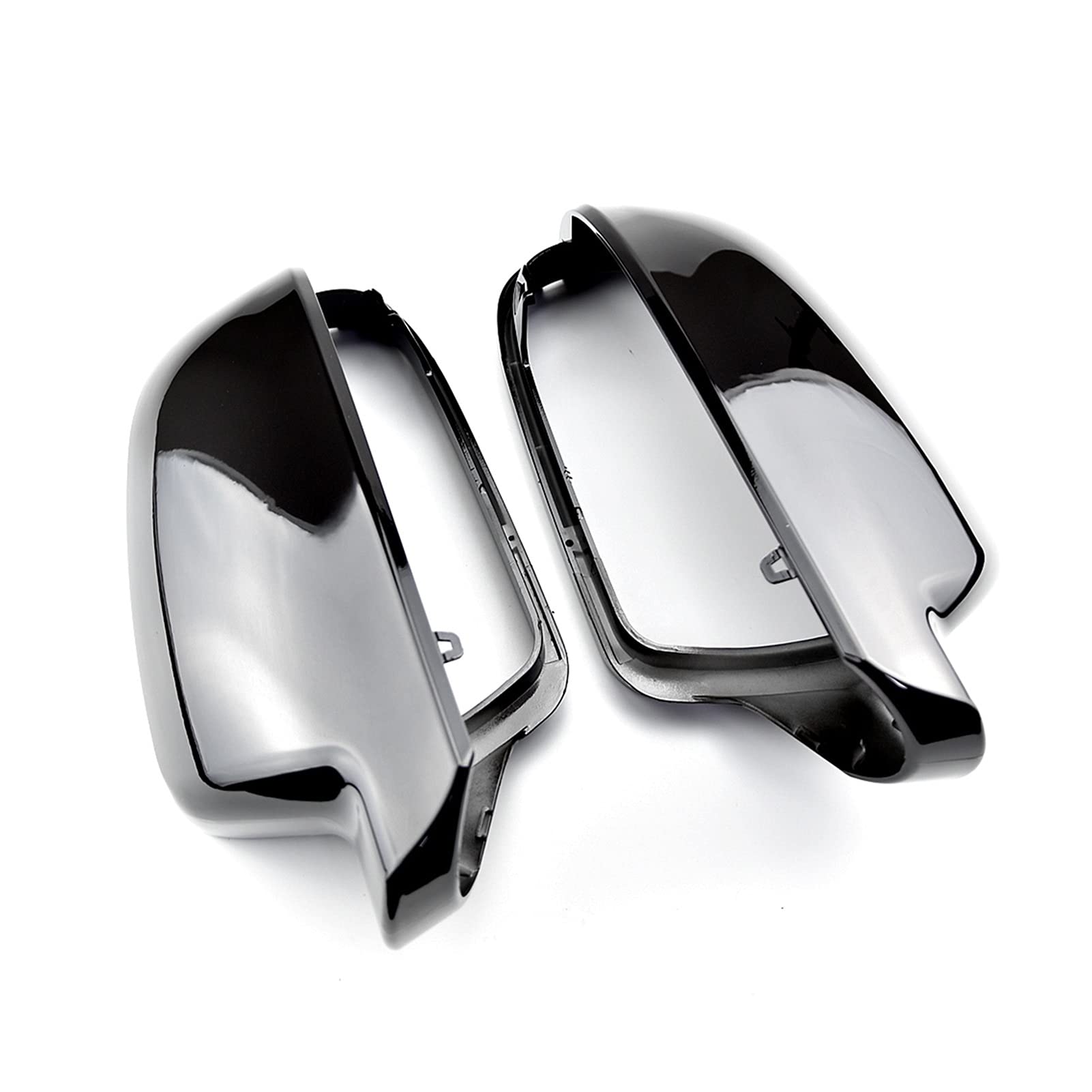 XEDLAMP 2 Stück Autospiegelabdeckung, for, A4 A5 S5 B8.5 B8 RS5 RS4 S6 S4 Autospiegelabdeckung Signallichtschutzabdeckung Auto-Außenspiegelabdeckung(Bright Black-B8.5) von XEDLAMP