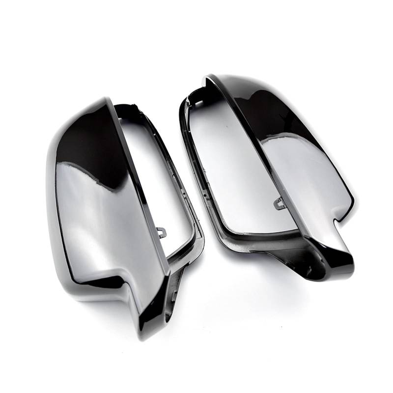 XEDLAMP 2 Stück Autospiegelabdeckung, for, A4 A5 S5 B8.5 B8 RS5 RS4 S6 S4 Autospiegelabdeckung Signallichtschutzabdeckung Auto-Außenspiegelabdeckung(Bright Black-B8.5) von XEDLAMP