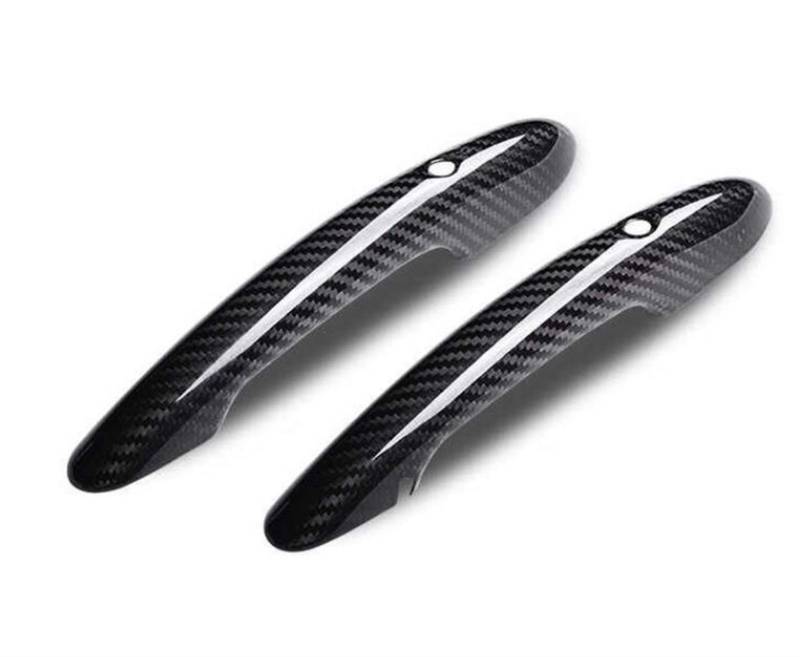 XEDLAMP 2 Stück Echtkarbonfaser-Auto-Außentürgriff-Abdeckungsgehäuse, for, for MINI, Cooper F54 F55 F56 F57 F60 Außentürgriff-Styling-Aufkleber Abdeckung für Außentürgriffe(A) von XEDLAMP