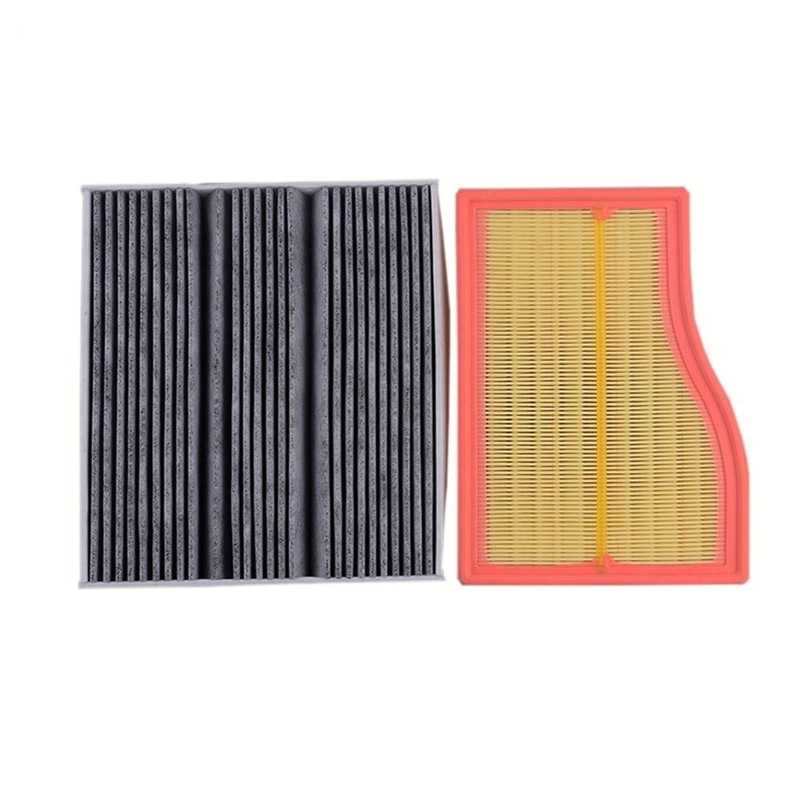 XEDLAMP 2 Stück Luftfilter + Innenraumfilter, for Mercedes-Benz, A-Klasse W177 B-KLASSE W247 CLA X118 C118 GLA H247 GLB X247 2019 2020 Innenraumluftfilter(2 Pcs Filter Set) von XEDLAMP