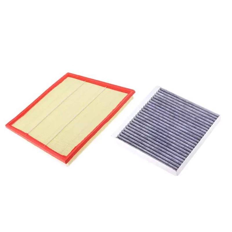 XEDLAMP 2-teiliges Set Luftfilter Innenraumfilter 1109110XKV08A, for Haval, H9 Modell 2015 2016 2017 2.0T Autozubehör Filterset Innenraumluftfilter(2 pcs Filter) von XEDLAMP