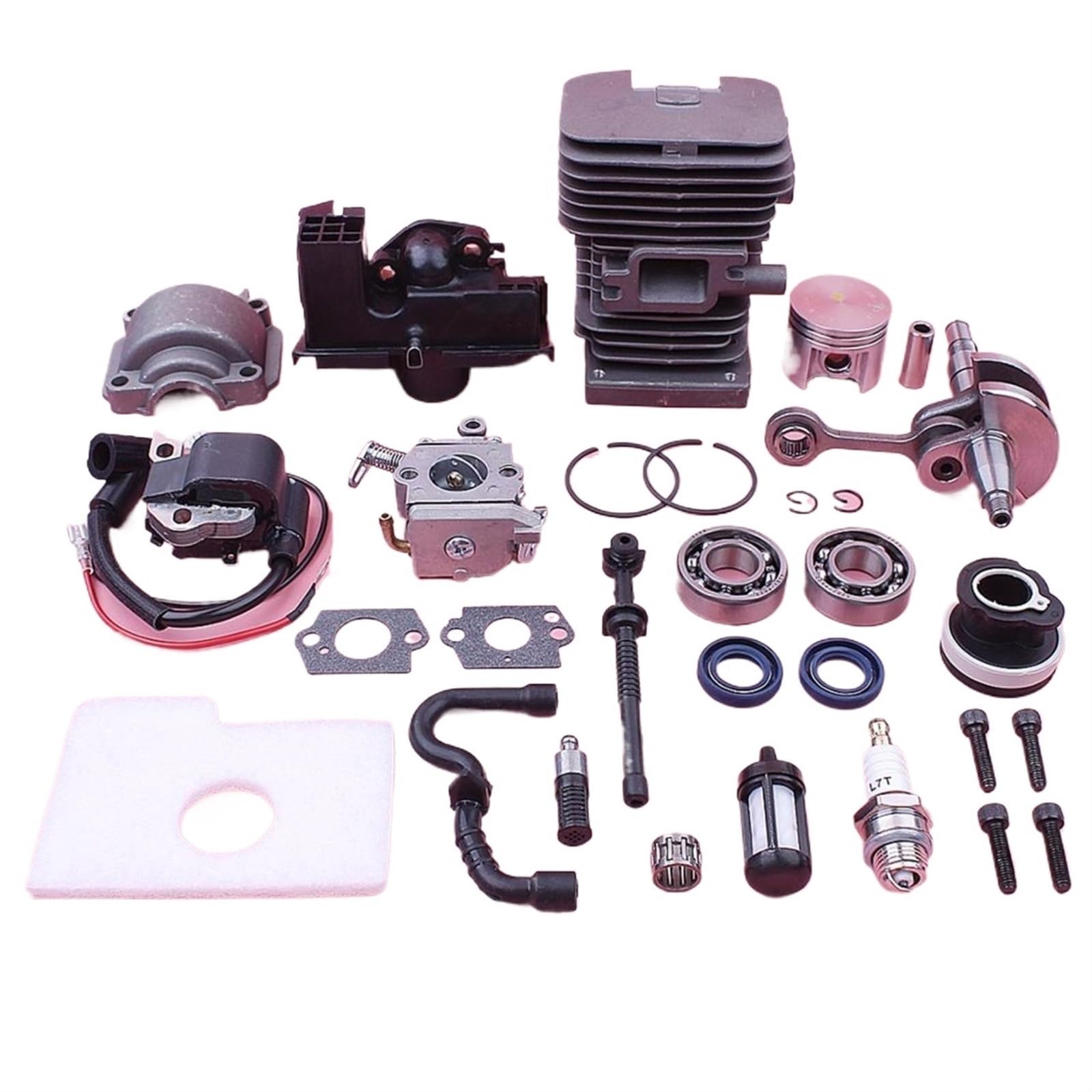 XEDLAMP 38mm Zylinder Kurbelwelle Zündspule Kit, für, for MS180 018 1130 020 1208 W Kolben Öl Dichtung Nadel Ventil Einlass Zylinderkolben für Gartengeräte XEDLAMP 38mm Zylinder Kurbelwelle Zündspule Kit, für, for MS180 018 1130 020 1208 W Kolben Öl Dichtung Nadel Ventil Einlass Zylinderkolben für Gartengeräte von XEDLAMP