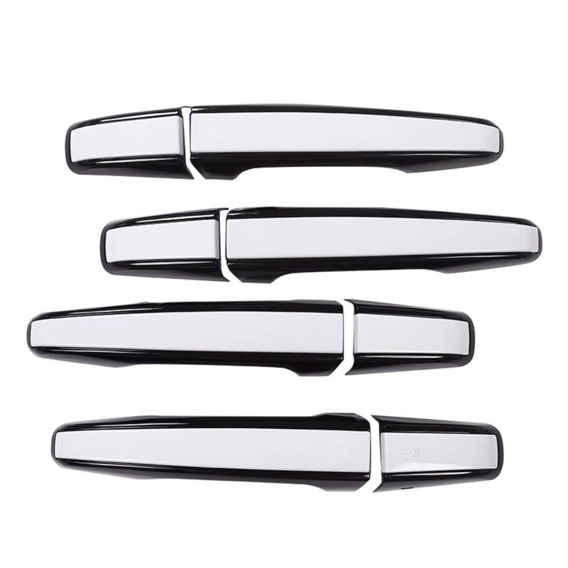 XEDLAMP 4 Set Auto Außentürgriff Zierabdeckung Kunststoff Dekoration Lünette, for Land Rover, Discovery 5, for Sport Vogue Evoque Abdeckung für Außentürgriffe von XEDLAMP