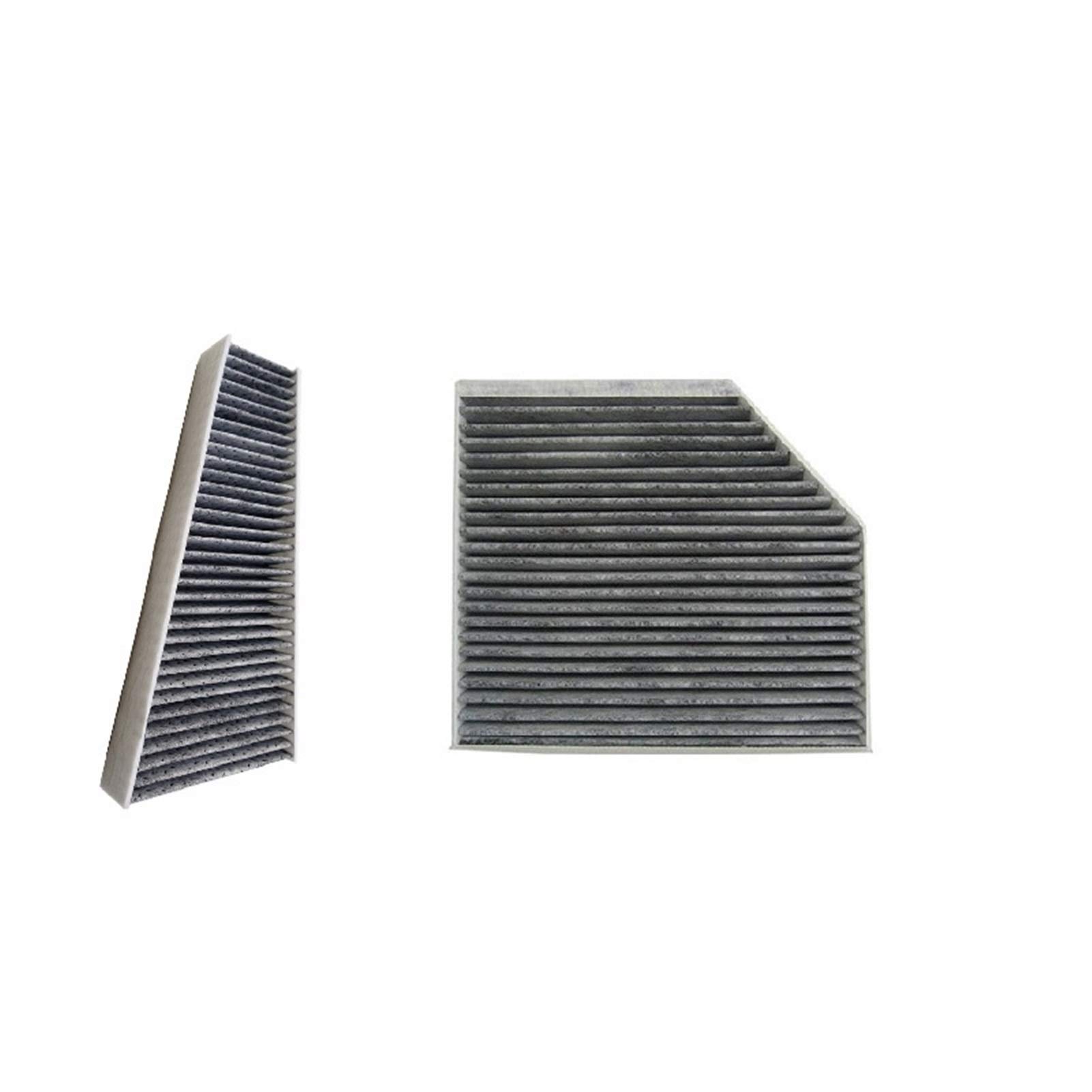 XEDLAMP 4 Stück Innenraumfilter Luftfilter Ölfilter, for, A4 B8 2007–2016/ A5 8T 8F 2009–2017/ Q5 8R 2008–2019 Modell Innenraumluftfilter(2 Pcs Filter B Set) von XEDLAMP