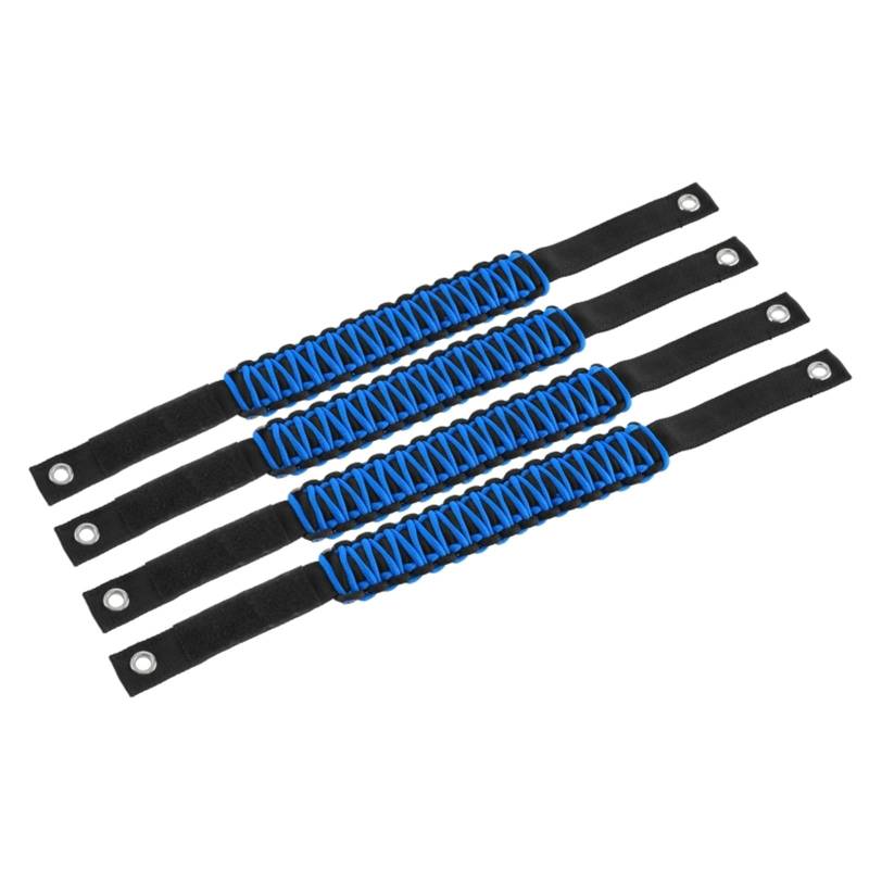 XEDLAMP 4 Teile/Satz Auto Innen Dach Griff Haltegriff Haltegriff, for Ford, for Bronco 2021 + Sicherheitshaltegriff fürs Dach(Blue) von XEDLAMP
