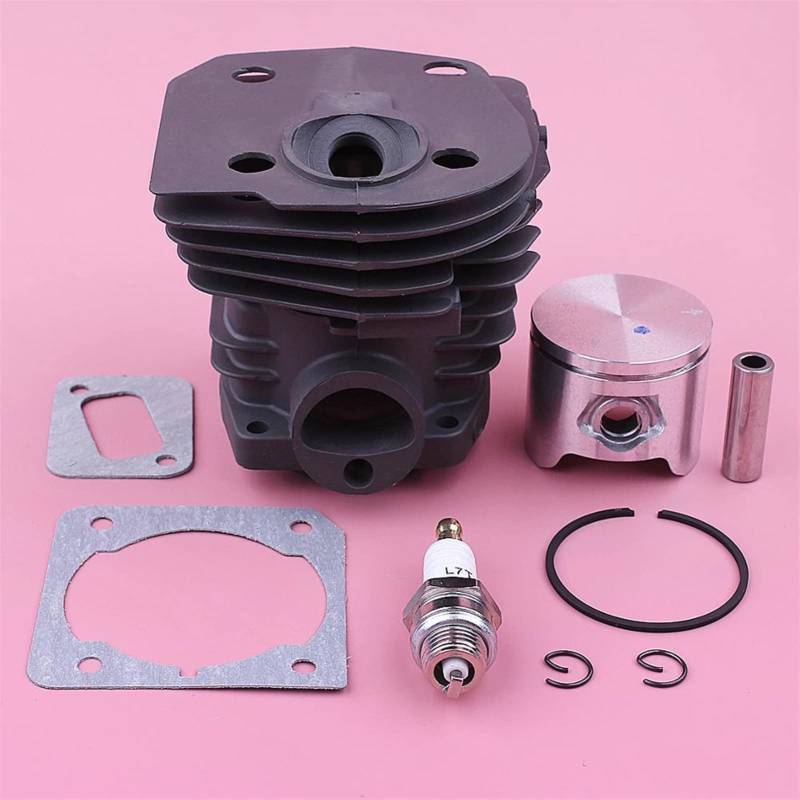 XEDLAMP 44-mm-Zylinderkolbensatz, for Jonsered CS2153 CS2152 CS2150 CS2149 Kettensägen-Schalldämpfer-Dichtungsring-Sicherungsringmotor Zylinderkolben für Gartengeräte von XEDLAMP