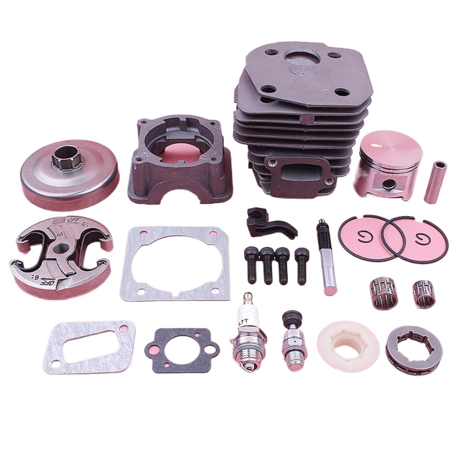 XEDLAMP 45-mm-Zylinderkopf-Pan-Basissatz, for Husqvarna 350 351 353 346XP 537253002 503 88 59 01 503980002 W Kolbenkupplungstrommel-Kettenrad Zylinderkolben für Gartengeräte XEDLAMP 45-mm-Zylinderkopf-Pan-Basissatz, for Husqvarna 350 351 353 346XP 537253002 503 88 59 01 503980002 W Kolbenkupplungstrommel-Kettenrad Zylinderkolben für Gartengeräte von XEDLAMP