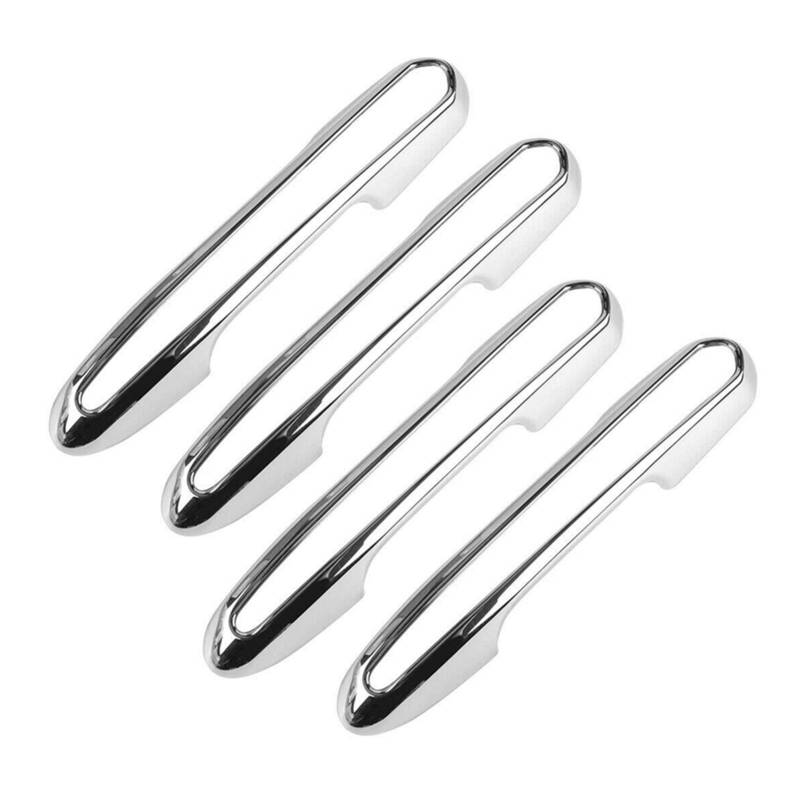 XEDLAMP 4PCS ABS Silber Look Seitentürgriffabdeckungsverkleidung, for Toyota, for RAV4, 2019-2020 Abdeckung für Außentürgriffe von XEDLAMP