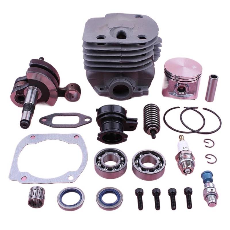 XEDLAMP 50-mm-Zylinder-Kurbelwellen-Kolbensatz, for Husqvarna 362 365 371 372 372XP Kettensäge 503 93 93-72 503 74 87-01 W Nadellager Zylinderkolben für Gartengeräte von XEDLAMP