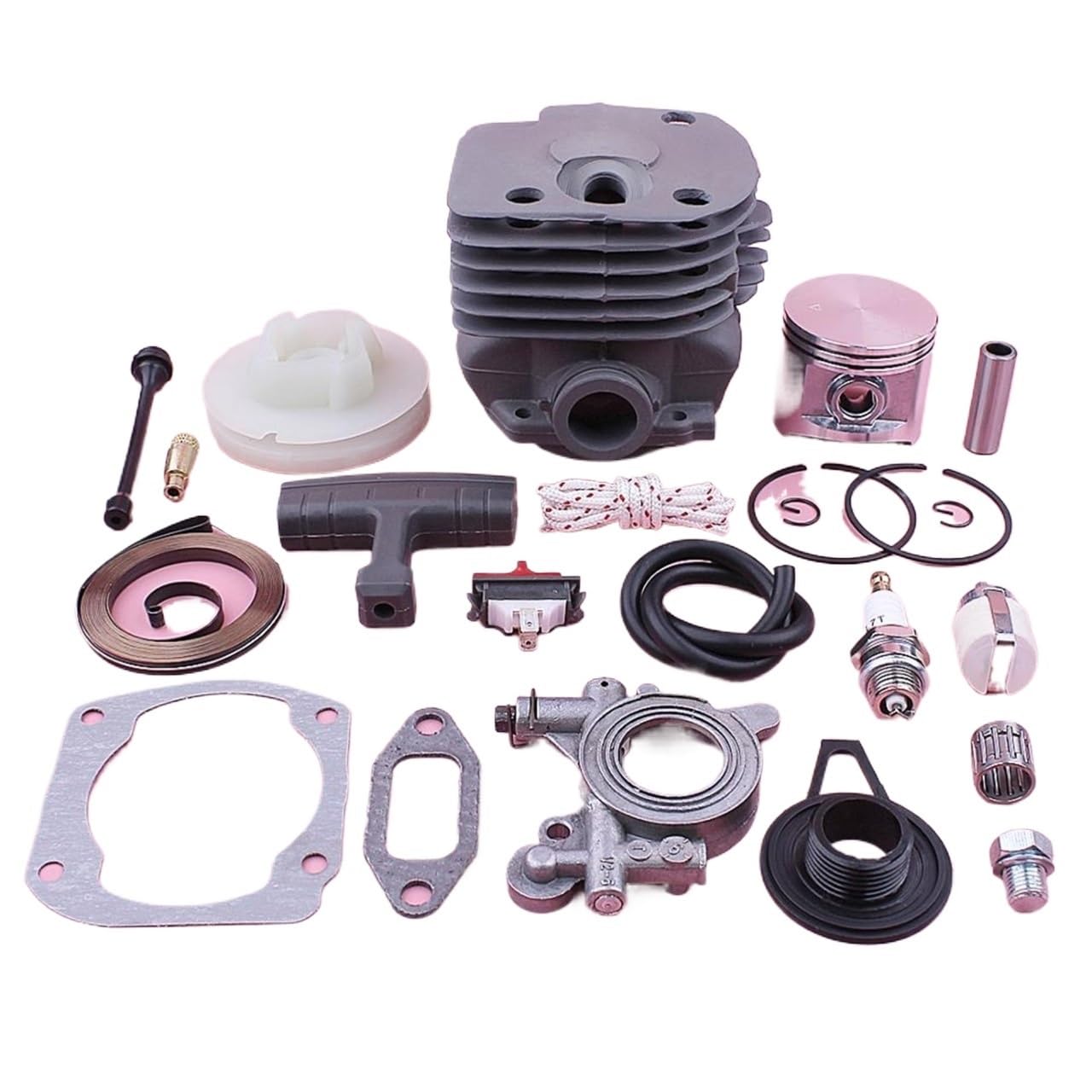 XEDLAMP 50-mm-Zylinderkolben-Ölpumpen-Oberseiten-Umbausatz, for Husqvarna 365 372 371 362 W Nadellager-Starter-Riemenscheibenseil Zylinderkolben für Gartengeräte XEDLAMP 50-mm-Zylinderkolben-Ölpumpen-Oberseiten-Umbausatz, for Husqvarna 365 372 371 362 W Nadellager-Starter-Riemenscheibenseil Zylinderkolben für Gartengeräte von XEDLAMP
