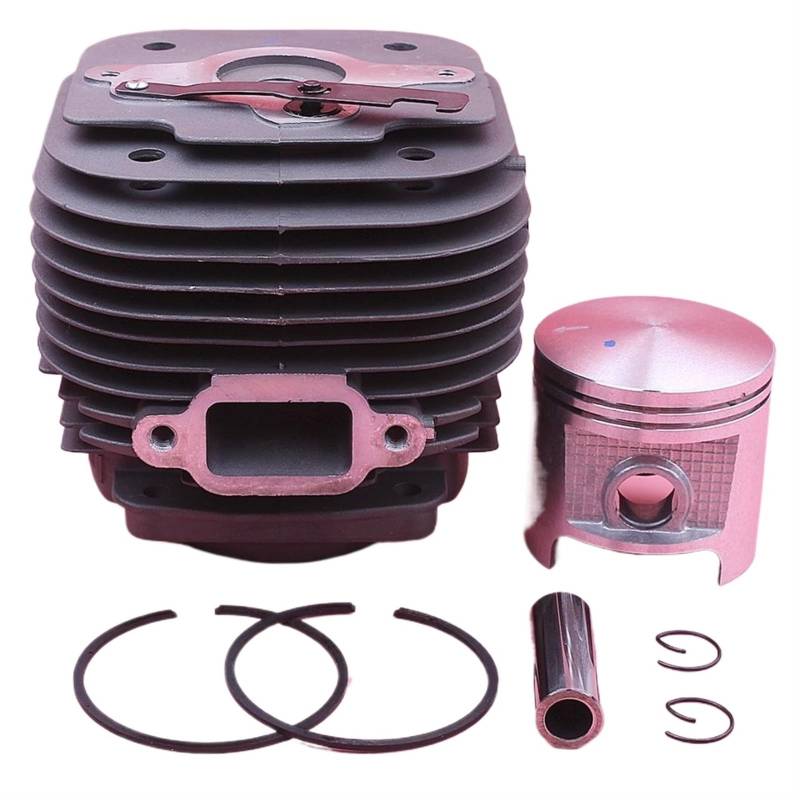 XEDLAMP 58-mm-Zylinderkopf-Kolbensatz, for STIHL 070 090 Ersatz 1106-020-1202 Nikasil-Kettensäge mit Stiftring-Sicherungsringen Zylinderkolben für Gartengeräte von XEDLAMP