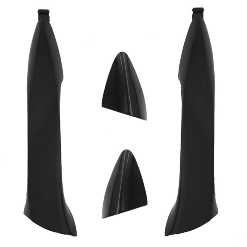 XEDLAMP ABS Auto-Außentürgriff, for Hyundai, for Elantra, Links rechts vorne hinten schwarz Auto außen 82651-3X010 Abdeckung für Außentürgriffe(Rear Left and Right) von XEDLAMP