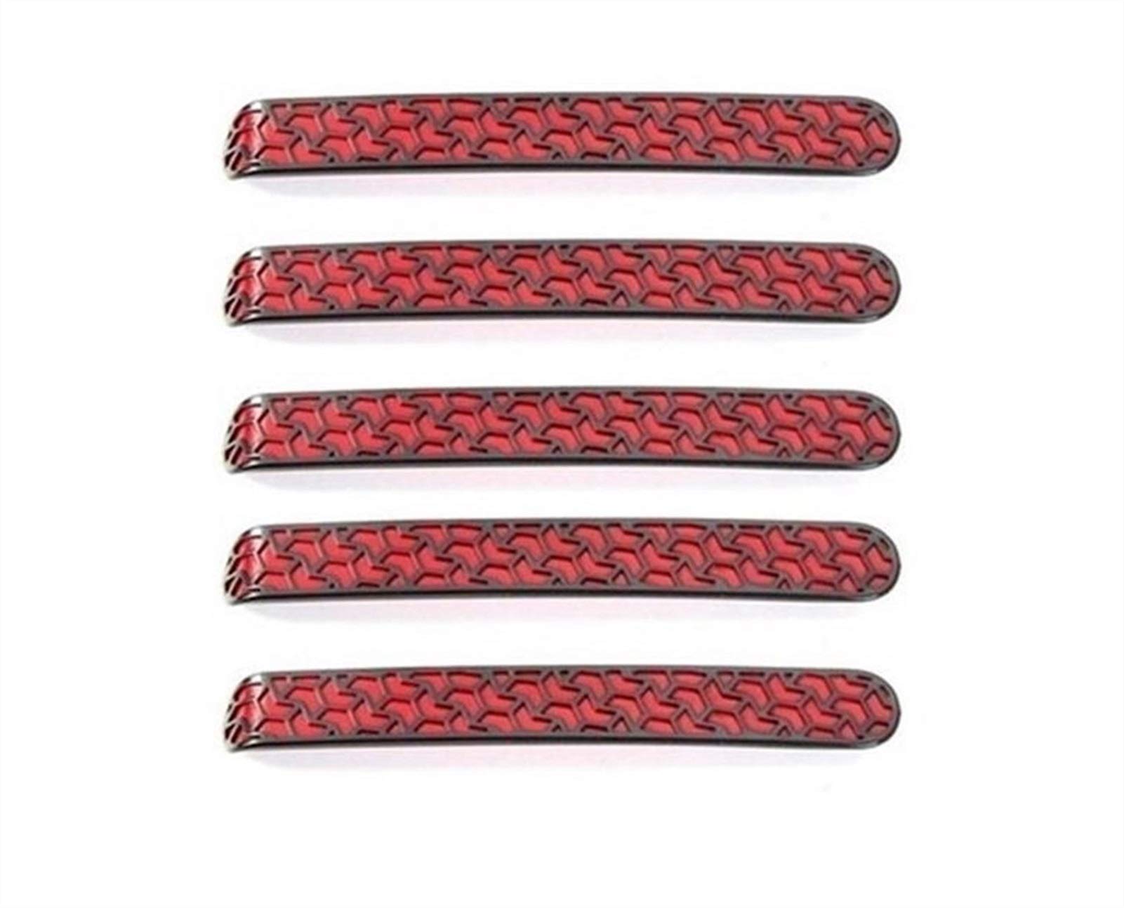 XEDLAMP ABS-Auto-Außentürgriff-Abdeckungsverkleidung, for Jeep, Wrangler JK & Unlimited 2007–2017, Zierleiste for Autotür-Haltegriffabdeckung Abdeckung für Außentürgriffe(Five Peice) von XEDLAMP