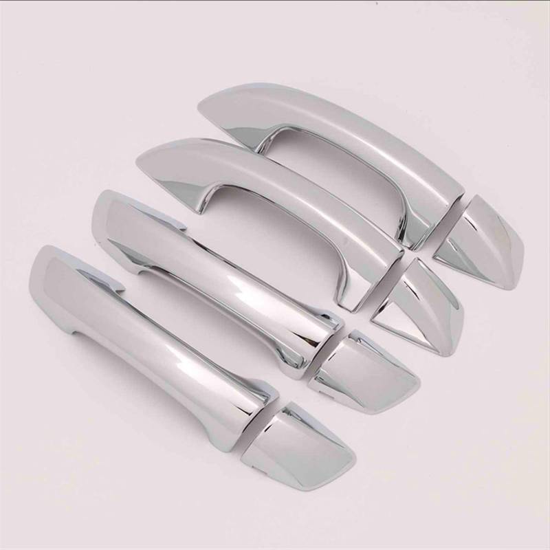 XEDLAMP ABS-Autotürgriff-Schüsselbecher-Abdeckung, Chrom-Silber-Abdeckung, for VW, for Sharan, zweite Generation 2010–2018 Abdeckung für Außentürgriffe(Handle Cover) von XEDLAMP