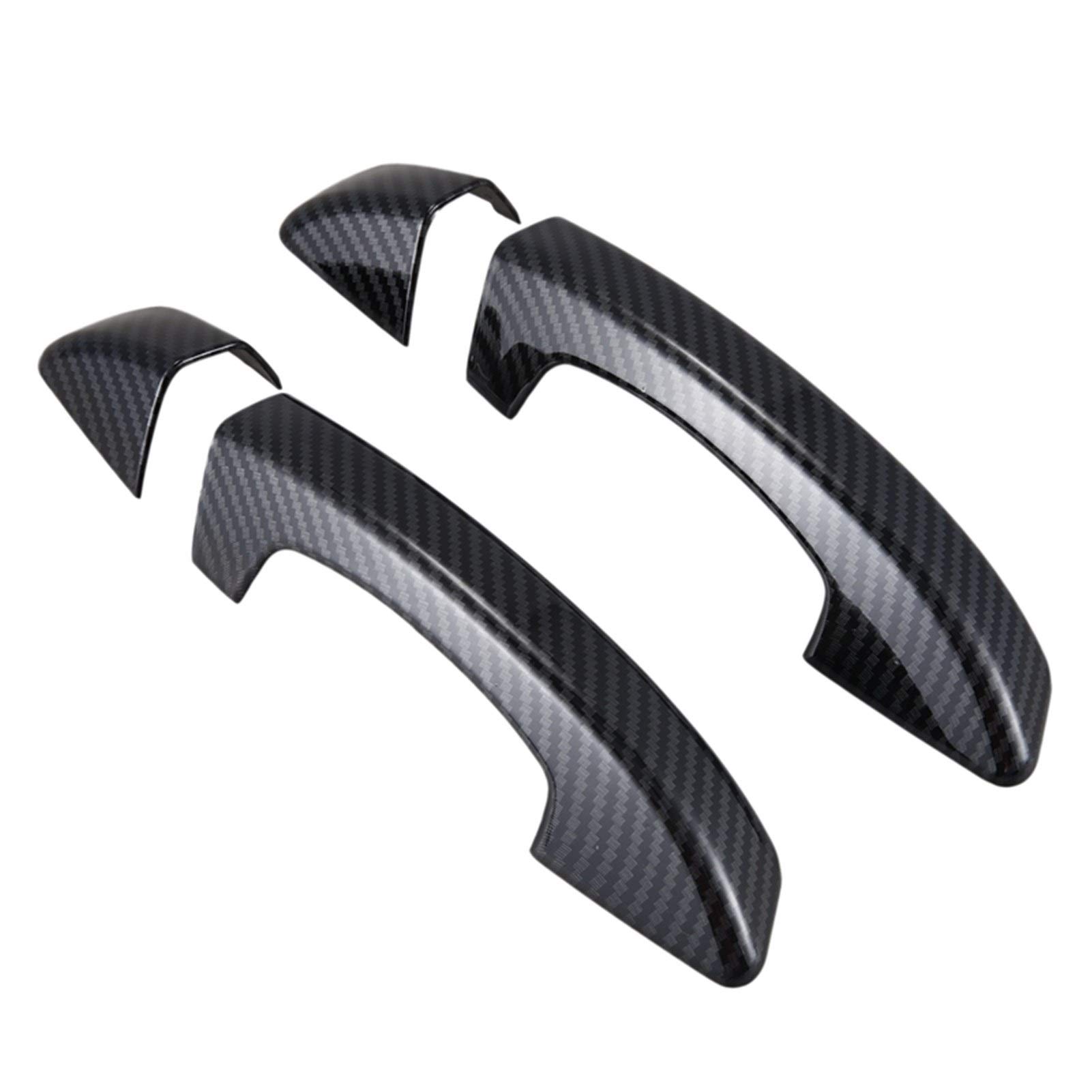 XEDLAMP ABS-Carbonfaser-Autotürgriffabdeckungen, for Scirocco, dritte Generation 2008–2018, Auto-2-Türgriffabdeckung, Carbonfaser-Muster-Abdeckungsverkleidung Abdeckung für Außentürgriffe XEDLAMP ABS-Carbonfaser-Autotürgriffabdeckungen, for Scirocco, dritte Generation 2008–2018, Auto-2-Türgriffabdeckung, Carbonfaser-Muster-Abdeckungsverkleidung Abdeckung für Außentürgriffe von XEDLAMP