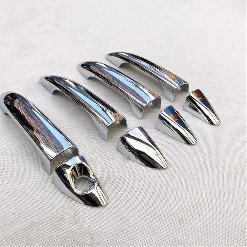 XEDLAMP ABS Chrom Türgriffabdeckung Verkleidung Auto Styling Aufkleber Autozubehör Teile, for Hyundai, for I10 Grand I10 X 2014-2018 Xcent Abdeckung für Außentürgriffe von XEDLAMP