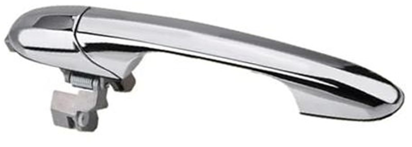 XEDLAMP Auto Außentür Griff, for FIAT, 500 2007-2020 735592026 735592012 Neue Passagier Seite Und Fahrerseite Außen Tür Griff Chrom Chrom-Türgriffverkleidung(Black Passenger Side) von XEDLAMP
