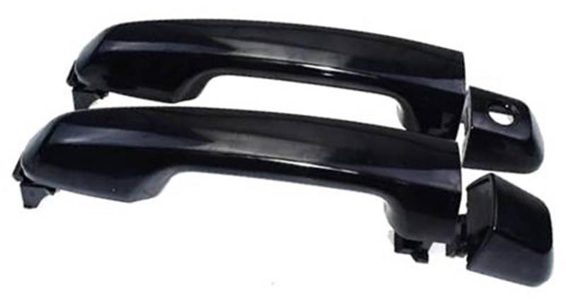 XEDLAMP Auto Außentürgriff, for Lexus, GX460 Executive 2010-2017 2018 69210-60100,69211-60090Chrom Schwarz Vorne Hinten Links Rechts Außen Chrom-Türgriffverkleidung(Black Front Pair Black) von XEDLAMP