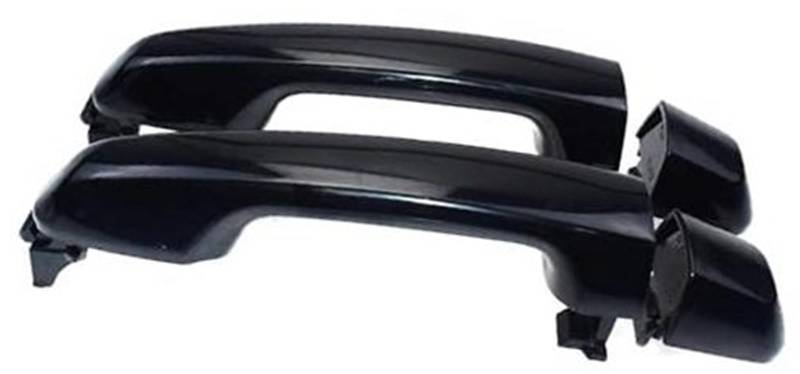 XEDLAMP Auto Außentürgriff, for Lexus, GX460 Executive 2010-2017 2018 69210-60100,69211-60090Chrom Schwarz Vorne Hinten Links Rechts Außen Chrom-Türgriffverkleidung(Black Rear Pair Black) von XEDLAMP