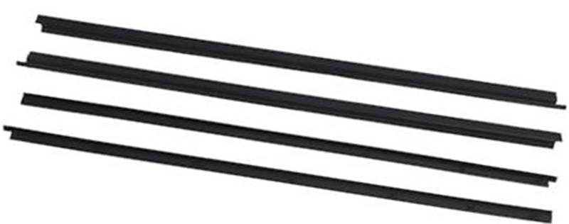 XEDLAMP Auto-Dichtungsstreifen, Fensterform, Ziergurt, kompatibel mit Navara D21 1985-1997 Pathfinder WD21, 4-teilig, Schwarze Tür 80821 01G00 Autotürdichtungsstreifen von XEDLAMP