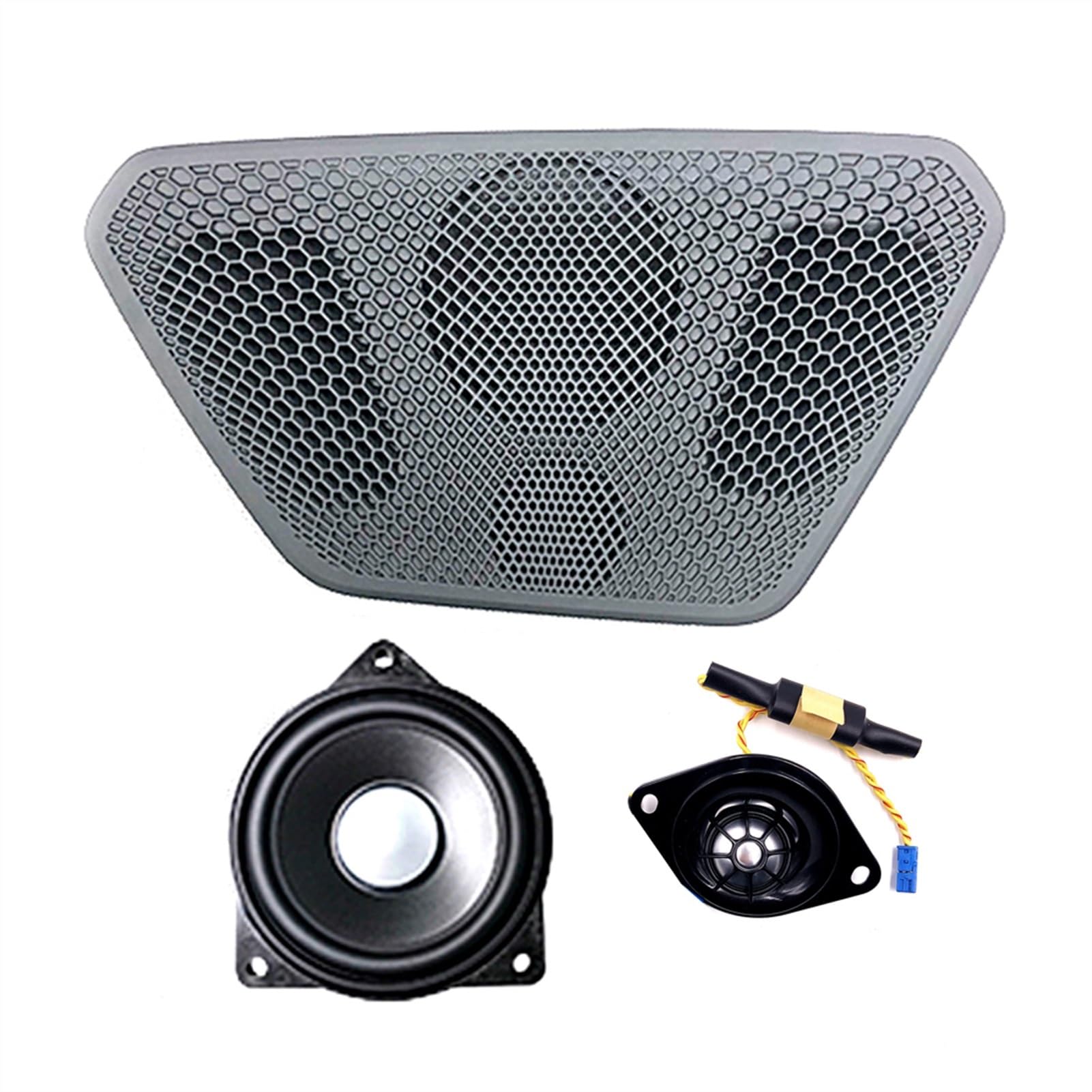 XEDLAMP Auto-Front-Mitteltöner-Hochtöner-Hi-Fi-Musik-Stereo-Center-Armaturenbrett-Lautsprecherabdeckungssatz, for, G20 3er-Reihe Auto-Lautsprecher-Zierblende(3 pcs) von XEDLAMP