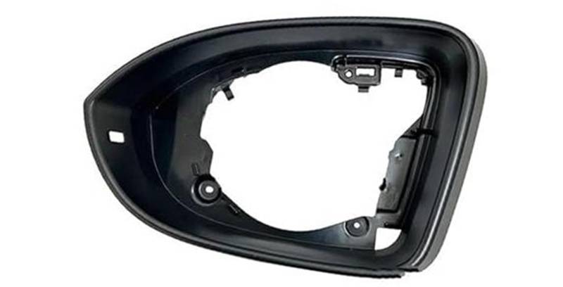 XEDLAMP Auto-Rückspiegelkappe, for VW, for Golf, 8 MK8 2020–2022, Auto-Seitenspiegel-Rahmenhalter, Rückspiegelschalen-Gehäuserahmen Auto-Außenspiegelabdeckung(Black Left) von XEDLAMP