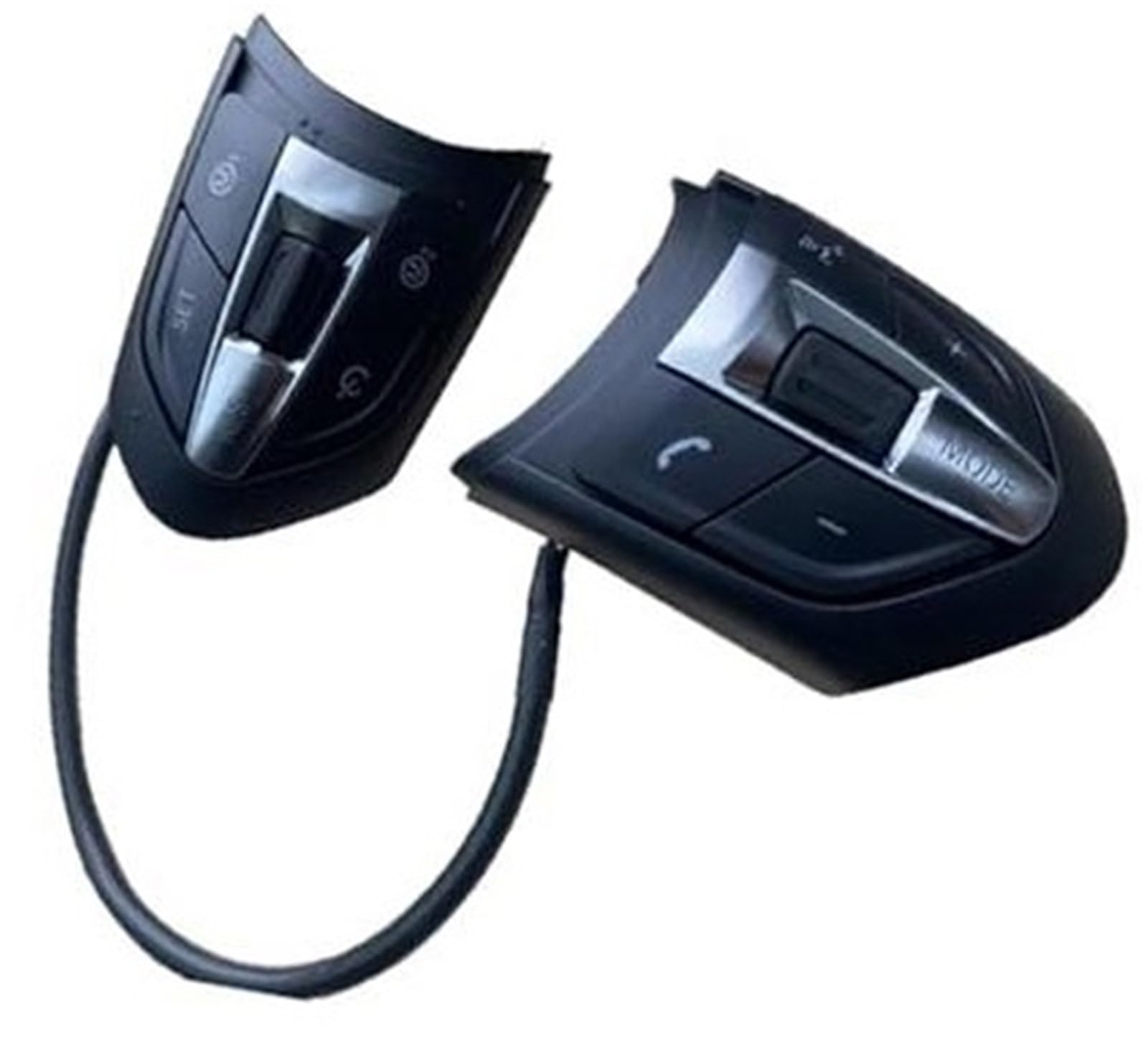 XEDLAMP Auto-Tempomat-Taste, for, for F10 F30 F20 F48 F25 F32, Auto-Lenkrad-Tempomat-Schalter, Tasten, Lautstärke, Musik-Steuerschalter, DB02-A001-615 Auto-Lenkradschalter-Kit(Black color1) von XEDLAMP