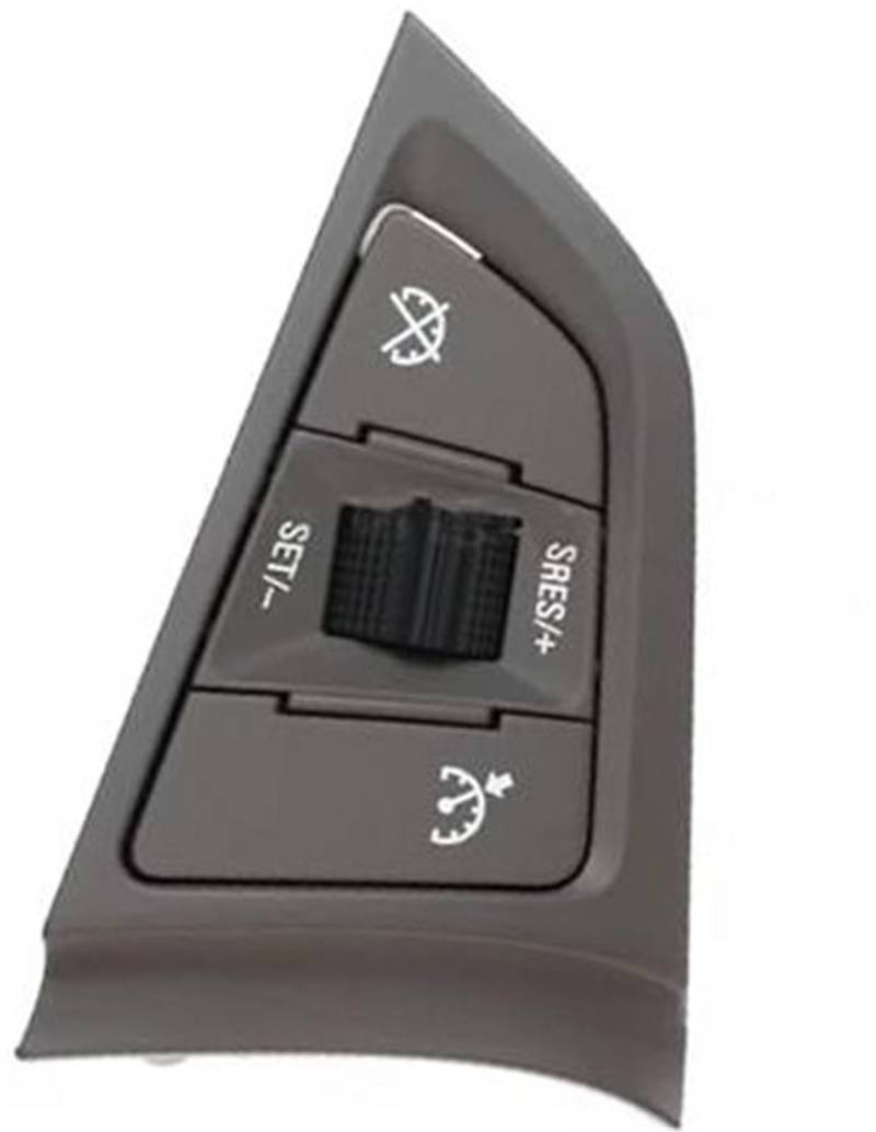 XEDLAMP Auto-Tempomat-Taste, for Buick, for Hideo 2010 2011 2012 2013 2014 2015, Auto-Lenkrad, multifunktionaler Audio-Lautstärkeregler-Tastenschalter 13360819 Auto-Lenkradschalter-Kit(Black Left) von XEDLAMP