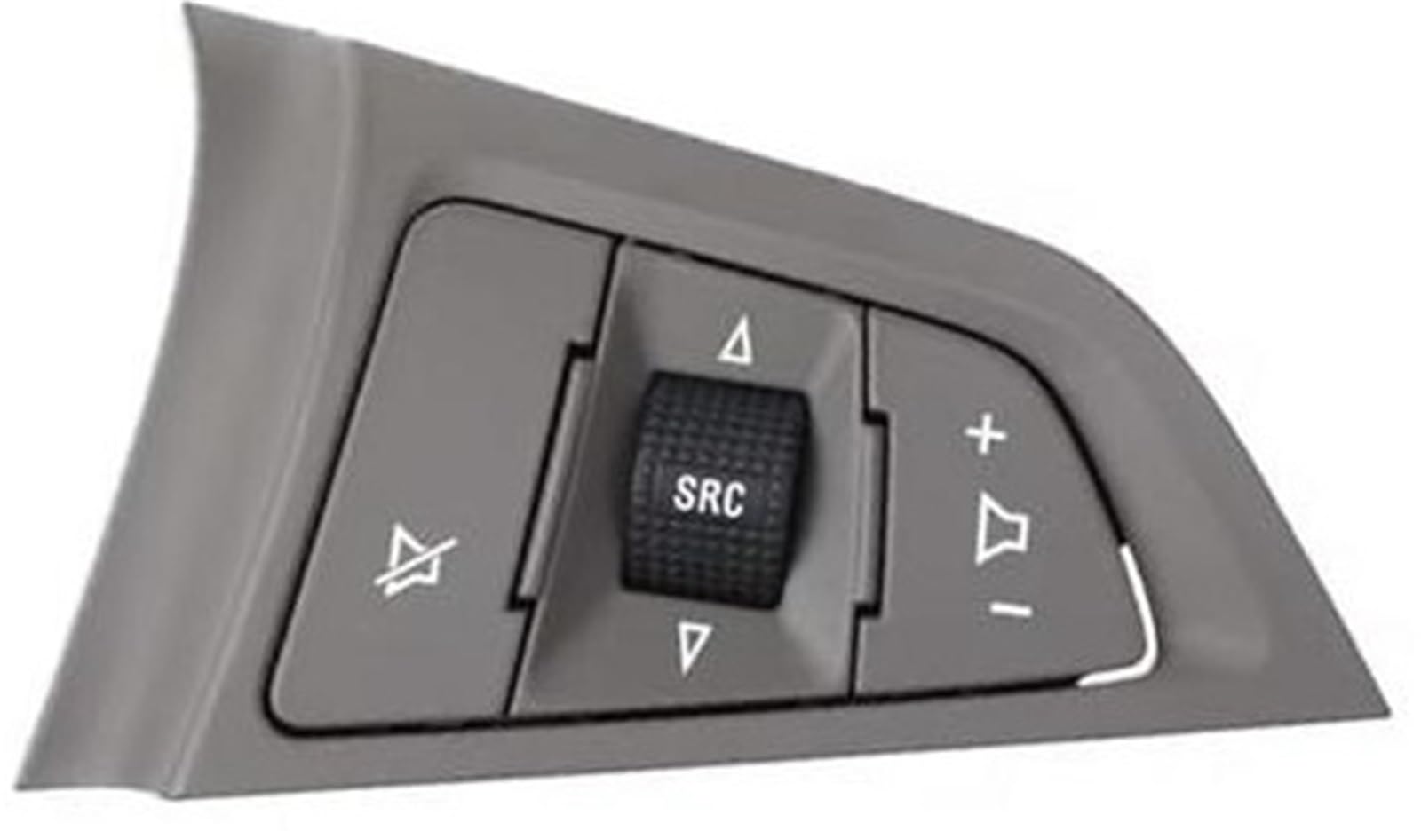 XEDLAMP Auto-Tempomat-Taste, for Buick, for Hideo 2010 2011 2012 2013 2014 2015, Auto-Lenkrad, multifunktionaler Audio-Lautstärkeregler-Tastenschalter 13360819 Auto-Lenkradschalter-Kit(Black Right) von XEDLAMP