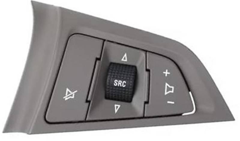 XEDLAMP Auto-Tempomat-Taste, for Buick, for Hideo 2010 2011 2012 2013 2014 2015, Auto-Lenkrad, multifunktionaler Audio-Lautstärkeregler-Tastenschalter 13360819 Auto-Lenkradschalter-Kit(Black Right) von XEDLAMP