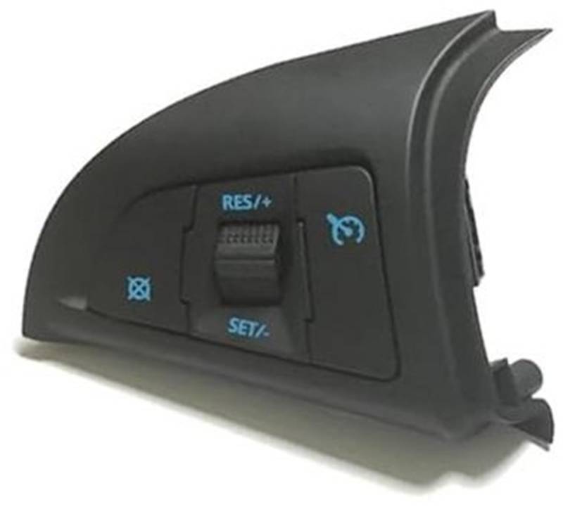 XEDLAMP Auto-Tempomat-Taste, for Chevrolet, for Cruze, 2009–2014, Auto-Multifunktionslenkrad, automatischer Tempomat-Schalter, Multimedia-Audio-Steuertaste Auto-Lenkradschalter-Kit(BLACK Cruise button von XEDLAMP