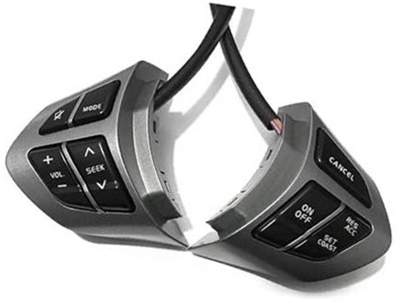 XEDLAMP Auto-Tempomat-Taste, for Grand, for Vitara II 2005–2015, Tempomat-Taste, Autozubehör, Lenkrad, Tempomat-Schalter, Tasten Auto-Lenkradschalter-Kit von XEDLAMP